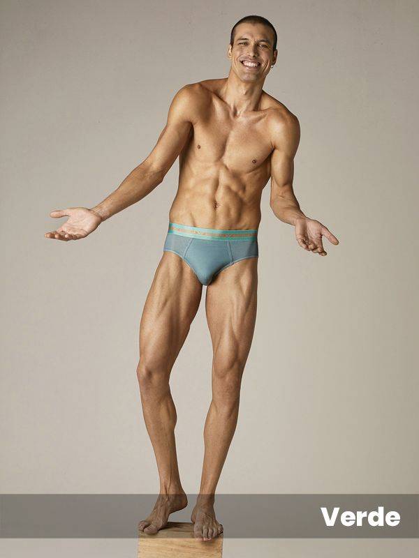 Slip algodón-lycra Liso