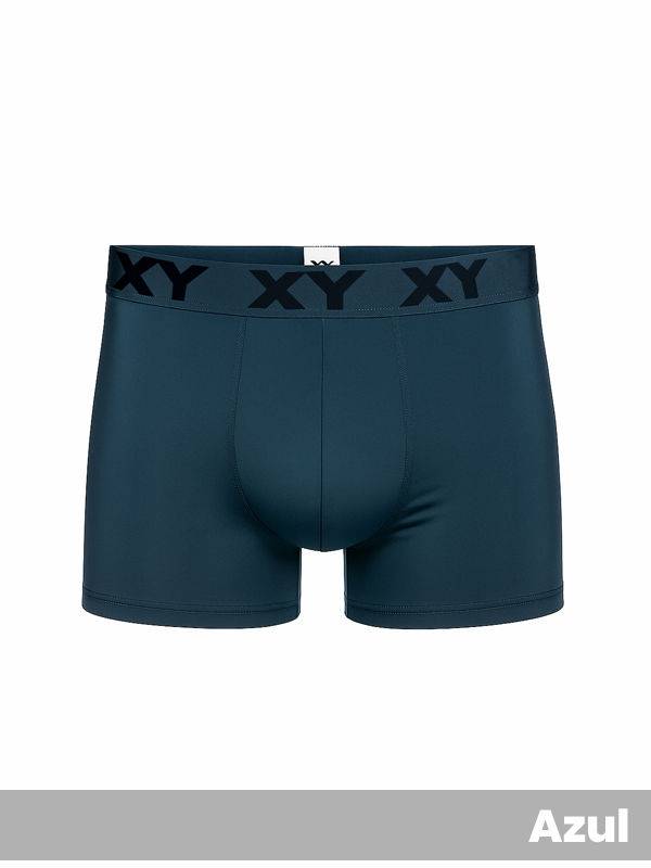 Boxer de microfibra liso combinado