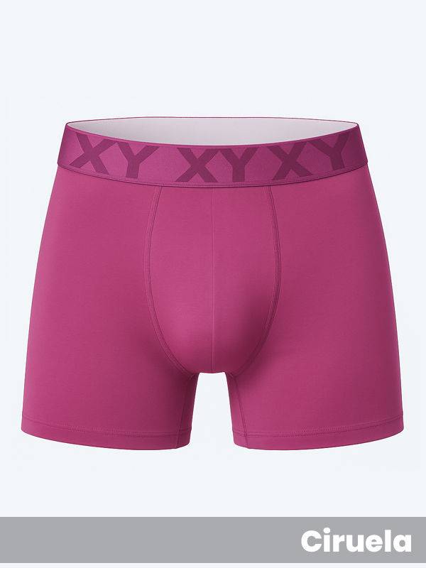 Boxer de microfibra liso combinado