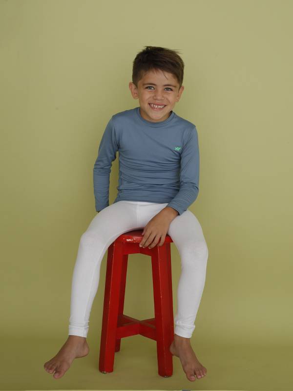 Boxer largo algodón con lycra liso.