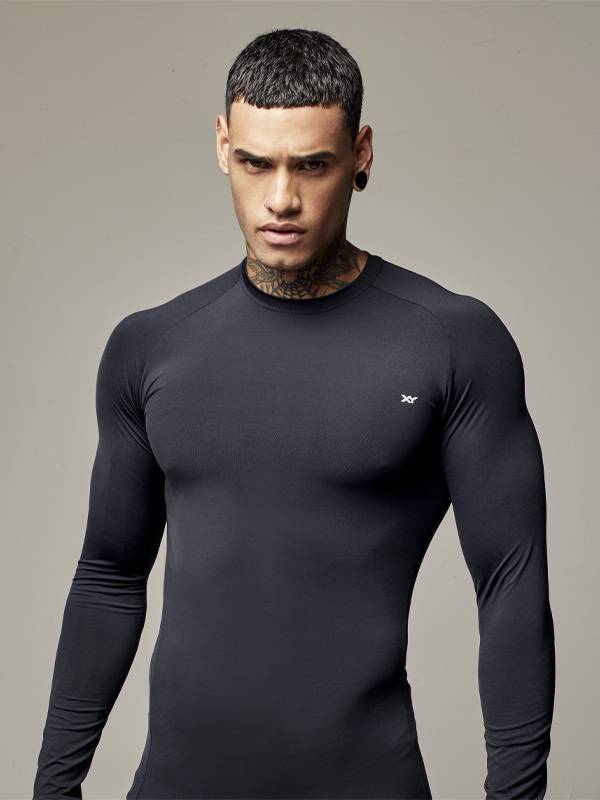 Jonivey - Playera Básica De Cuello Alto Para Hombre