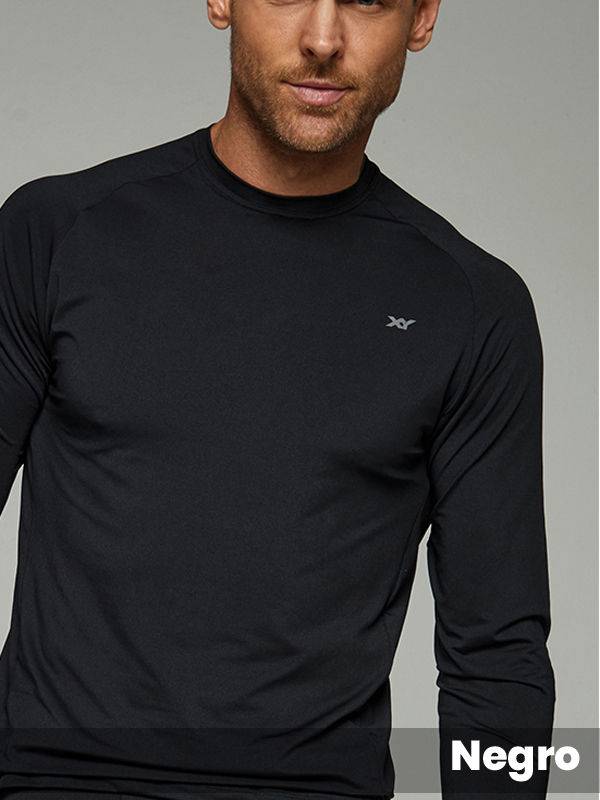 Camiseta térmica de microfibra con lycra. Anatómica. Interior super soft