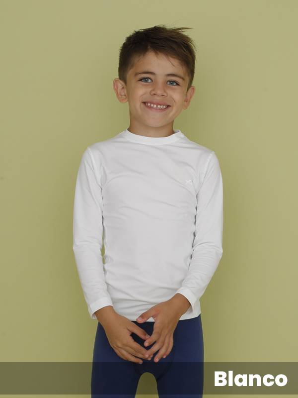 Camiseta térmica de microfibra con lycra. Interior supersoft.