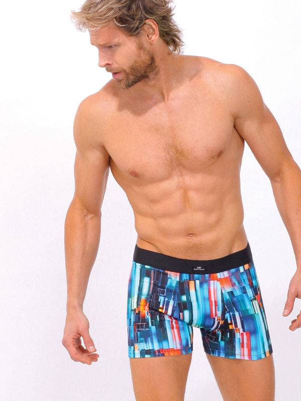 Bóxer De Algodón Con Lycra Estampado Prisma