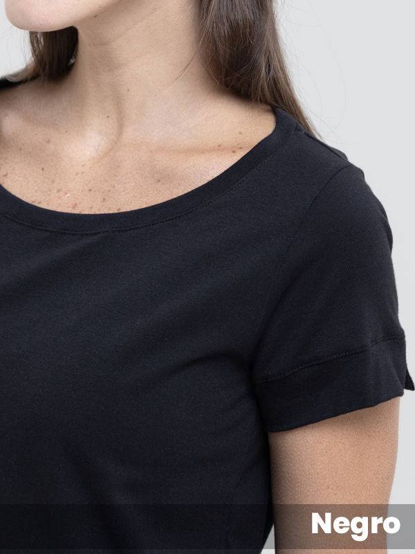 Remera de algodón lisa