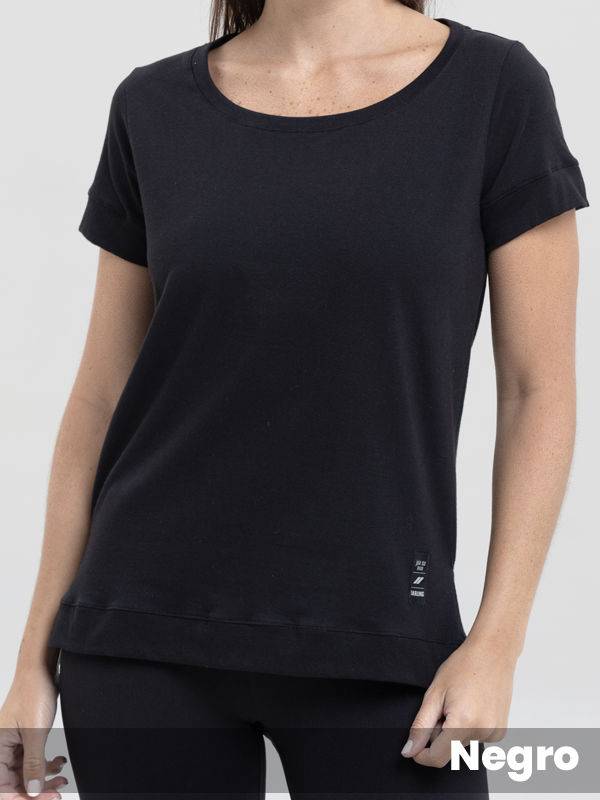 Remera de algodón lisa