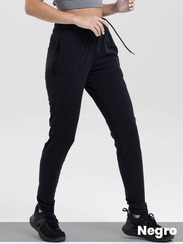 Pantalón microfibra con Lycra y bolsillo