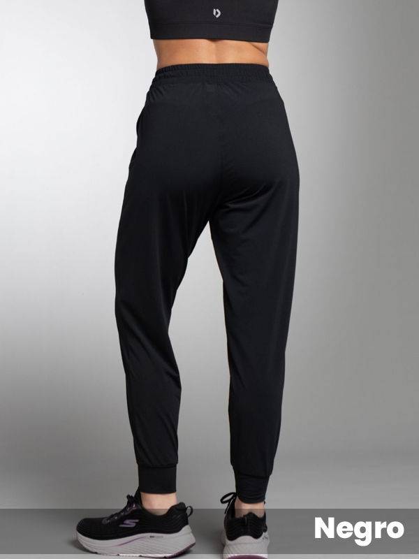 Pantalon babucha con puño microfibra con elastano