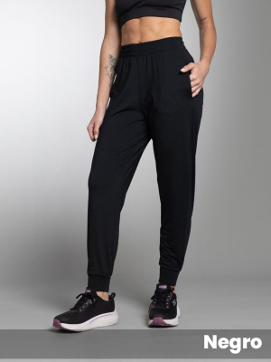 Pantalon Babucha Con Puño Microfibra Con Elastano