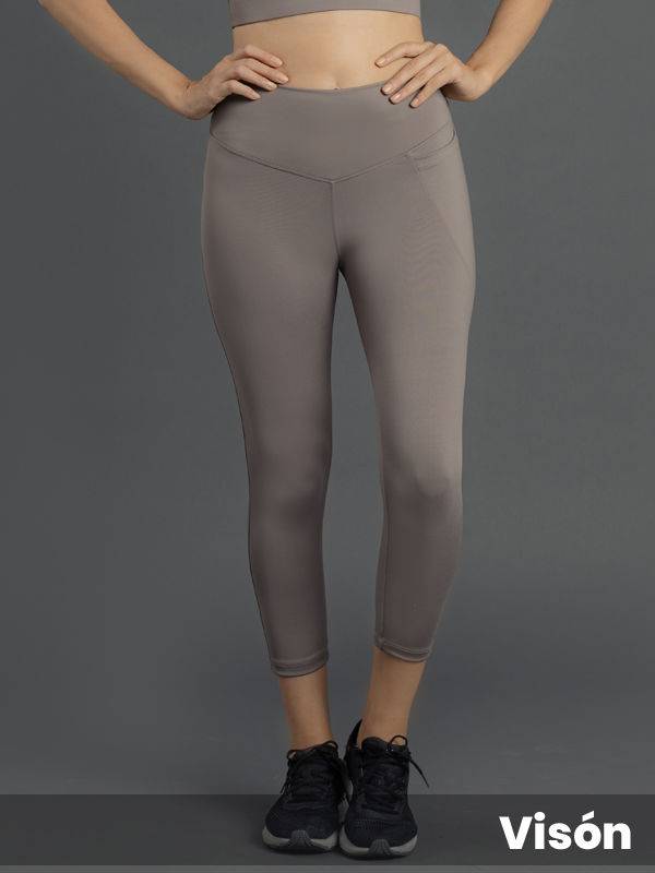 Leggins Microfibra Lisa con Bolsillo