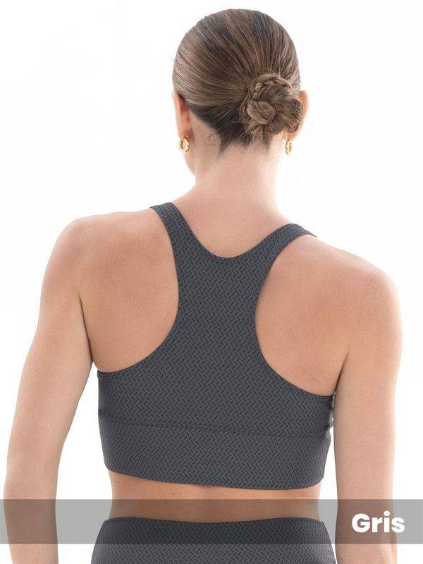 Top Microfibra Estampado , Bretel Ancho
