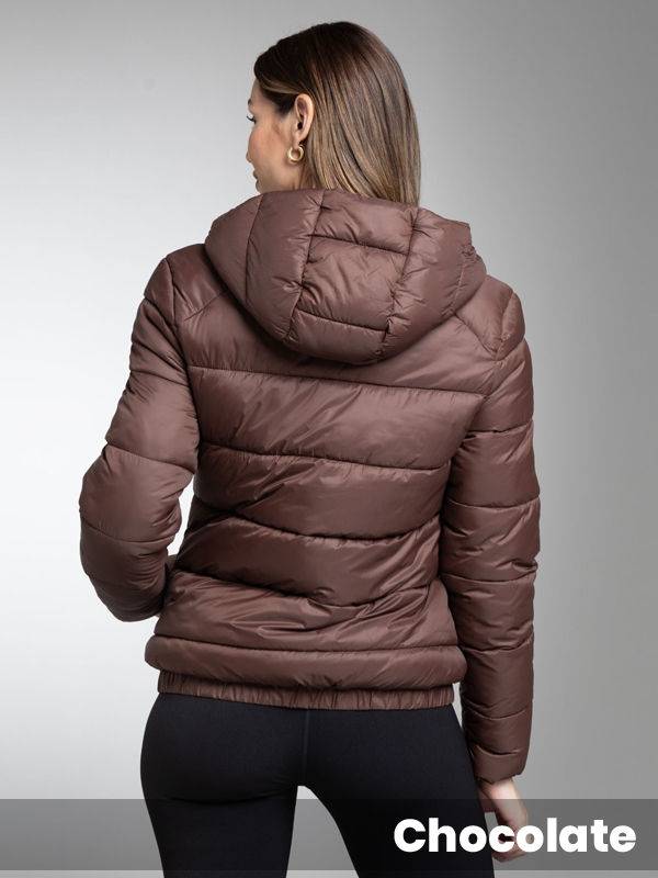 Campera Diagonales con capucha
