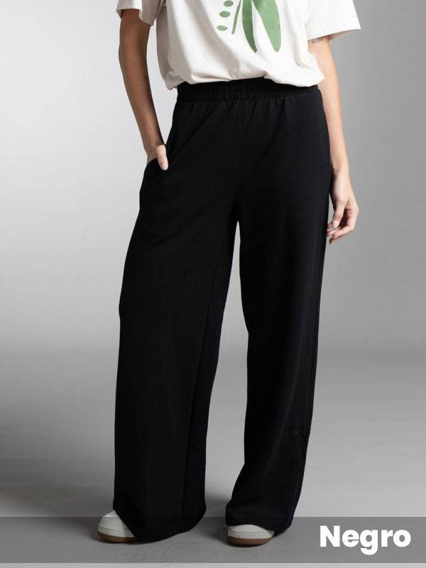 Pantalón ancho algodón Interfit