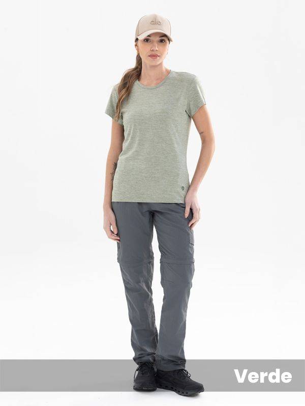 Remera manga corta técnica outdoor Granith con Protección UV