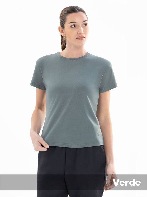 Remera manga corta microfibra Sensuale