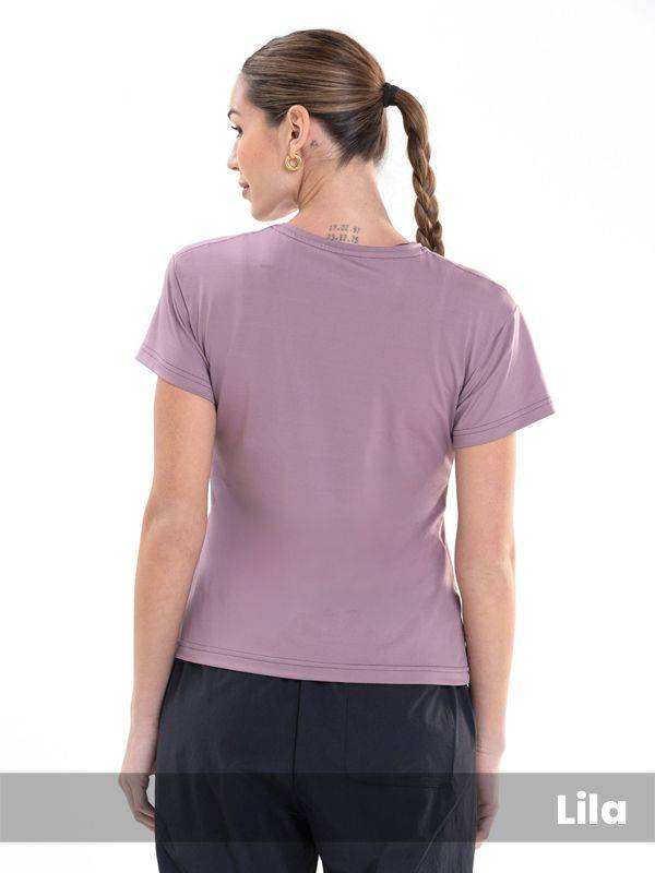 Remera manga corta microfibra Sensuale