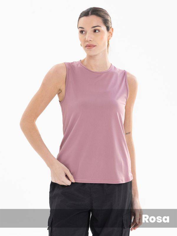 Musculosa microfibra  fantasía