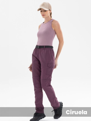 Pantalón Convertible Parachute Repelente Al Agua
