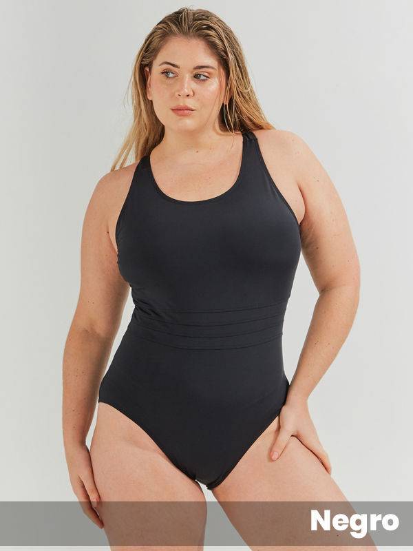 Malla competición con alforza lisa plus