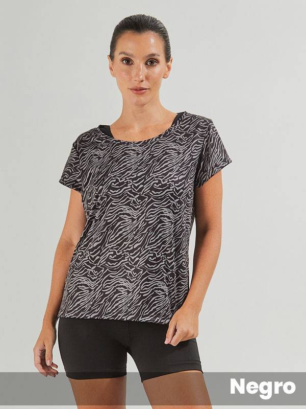 Remera full dri estampada