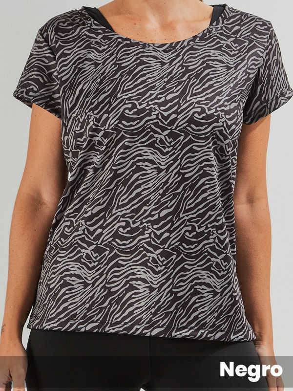 Remera full dri estampada