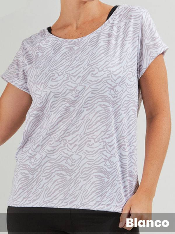 Remera full dri estampada