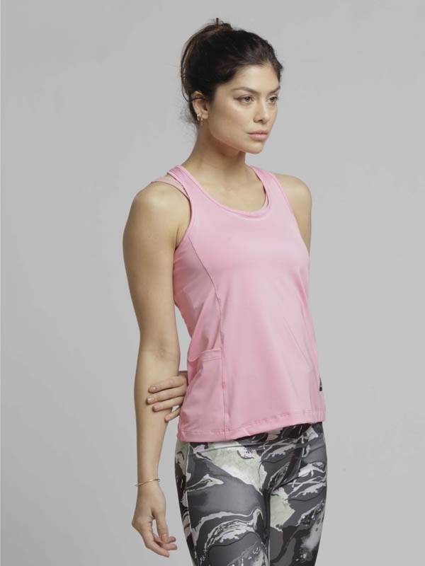 Musculosa Microfibra Con Bolsillo