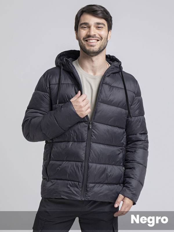 Campera matelasee con capucha