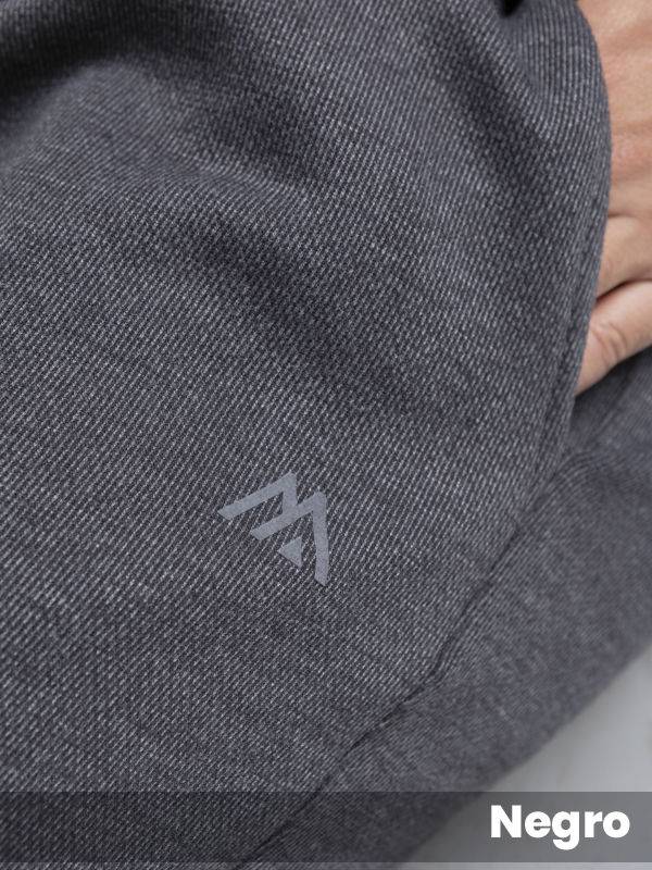 Pantalón clásico algodón frisado bastonado