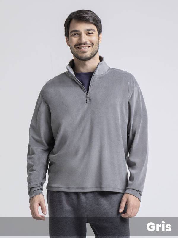 Buzo mediocierre micropolar con lycra