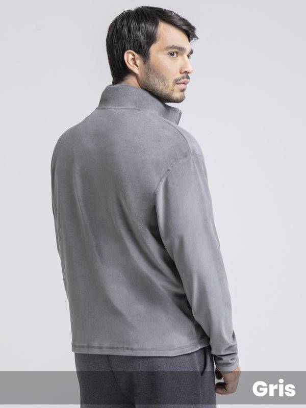 Buzo mediocierre micropolar con lycra