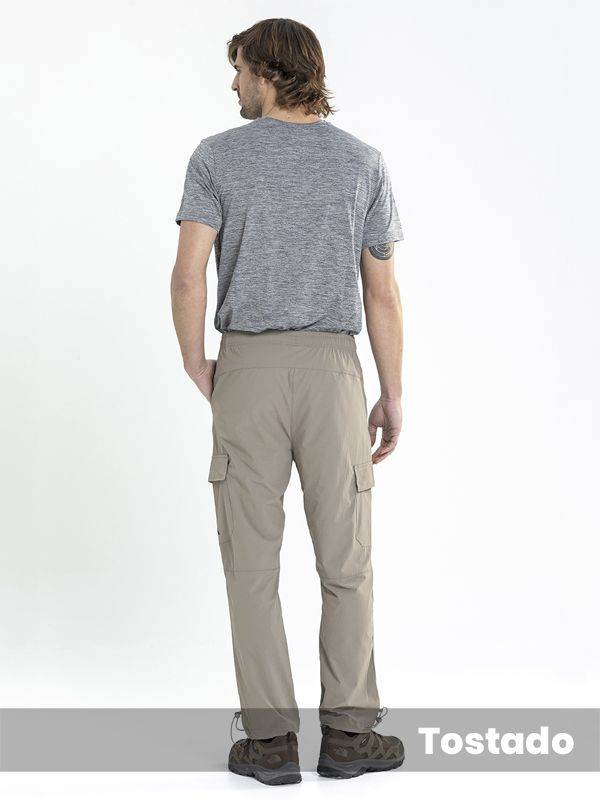 Pantalón cargo ripstop con lycra