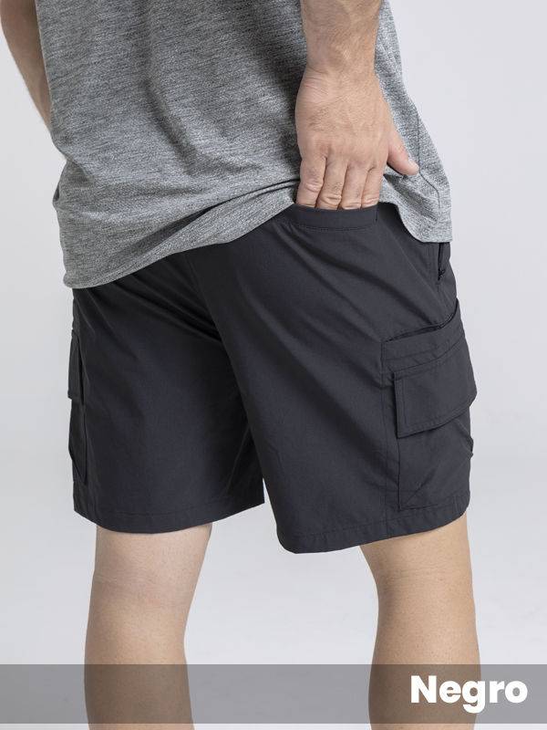 Bermuda cargo con cierre RIP.STRECH®