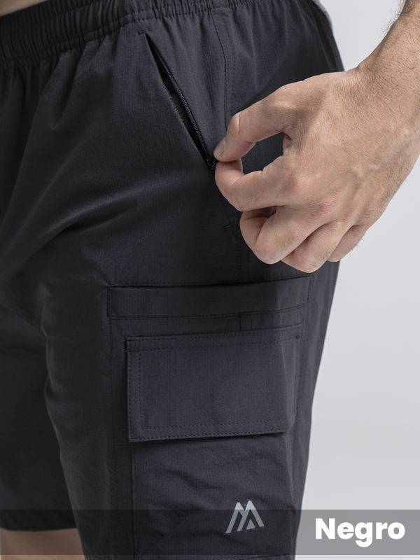 Bermuda cargo con cierre RIP.STRECH®