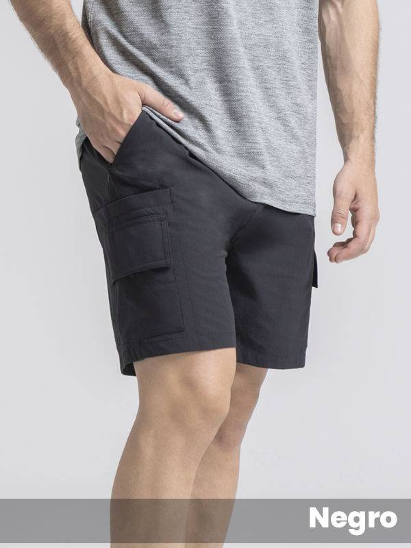 Bermuda Cargo Con Cierre Rip.strech®