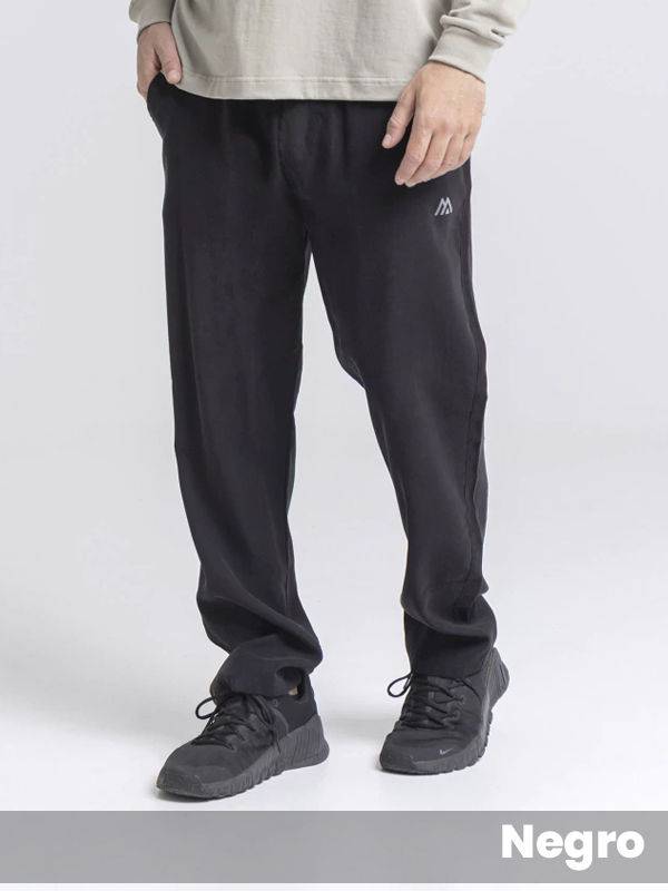 Jogger gabardina con elastano y cordon en cintura
