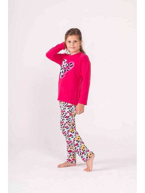 Pijama HAKUNA pantalon estampado y remera con estampa modal con lyc