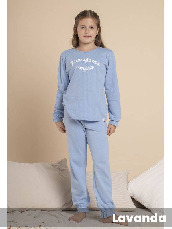 Pantalon interlock y remera desagujada BUONGIORNO AMORE