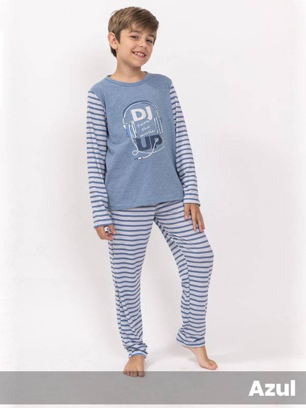 Pijama Niño Algodón Viscosa Dj