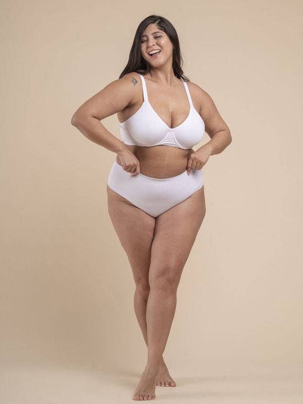 Corpiño C/Arco Microfibra Doble Taza Preformado Paradiso