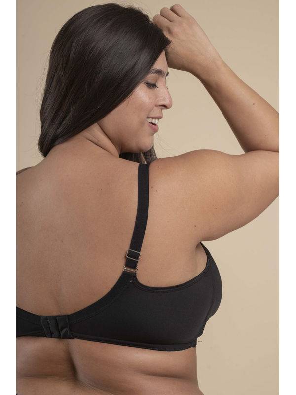 Corpiño Triángulo doble taza microfibra y puntilla PARADISO