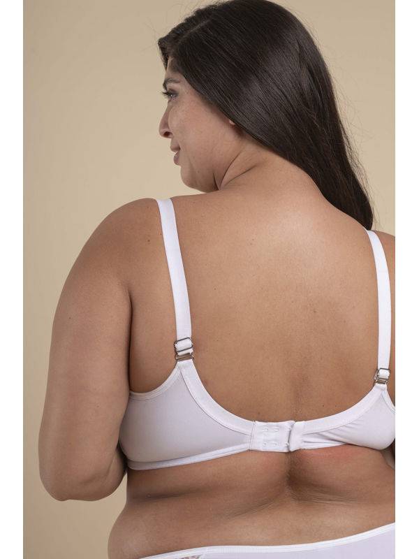 Corpiño Triángulo doble taza microfibra y puntilla PARADISO