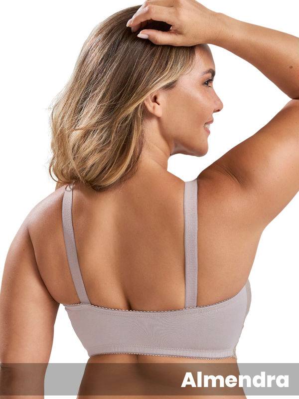 Soutien confort taza doble, sin arco con acceso delantero alg. lycra punt