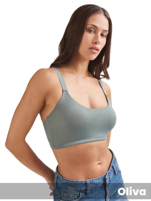 Top Con Taza soft interna estilo sport de Microfibra