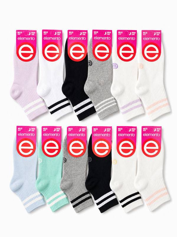 Sock Dama Media Caña Morley Rayado