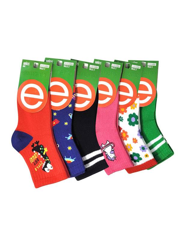 Sock Juvenil Media Caña Morley Estampado Surtido