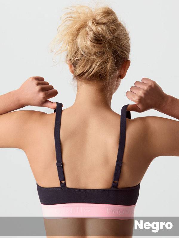 Corpiño MOM de algodón & lycra con elástico personalizado