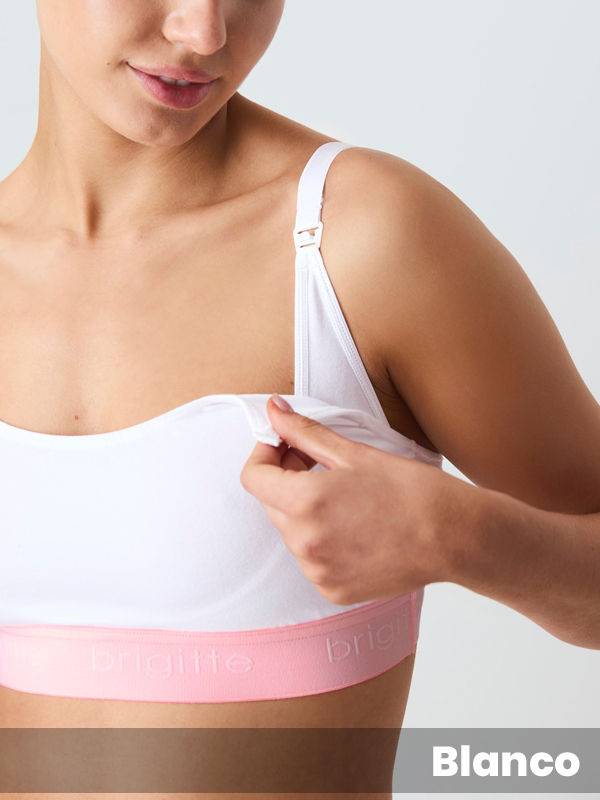 Corpiño MOM de algodón & lycra con elástico personalizado