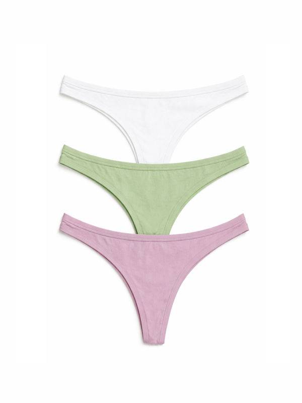Pack x3 colaless de algodón & lycra