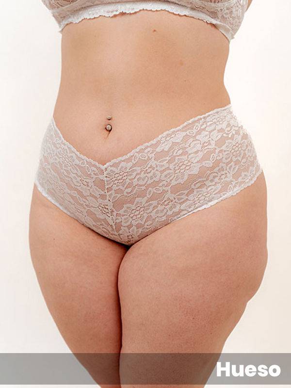 Culote de puntilla lycra grande